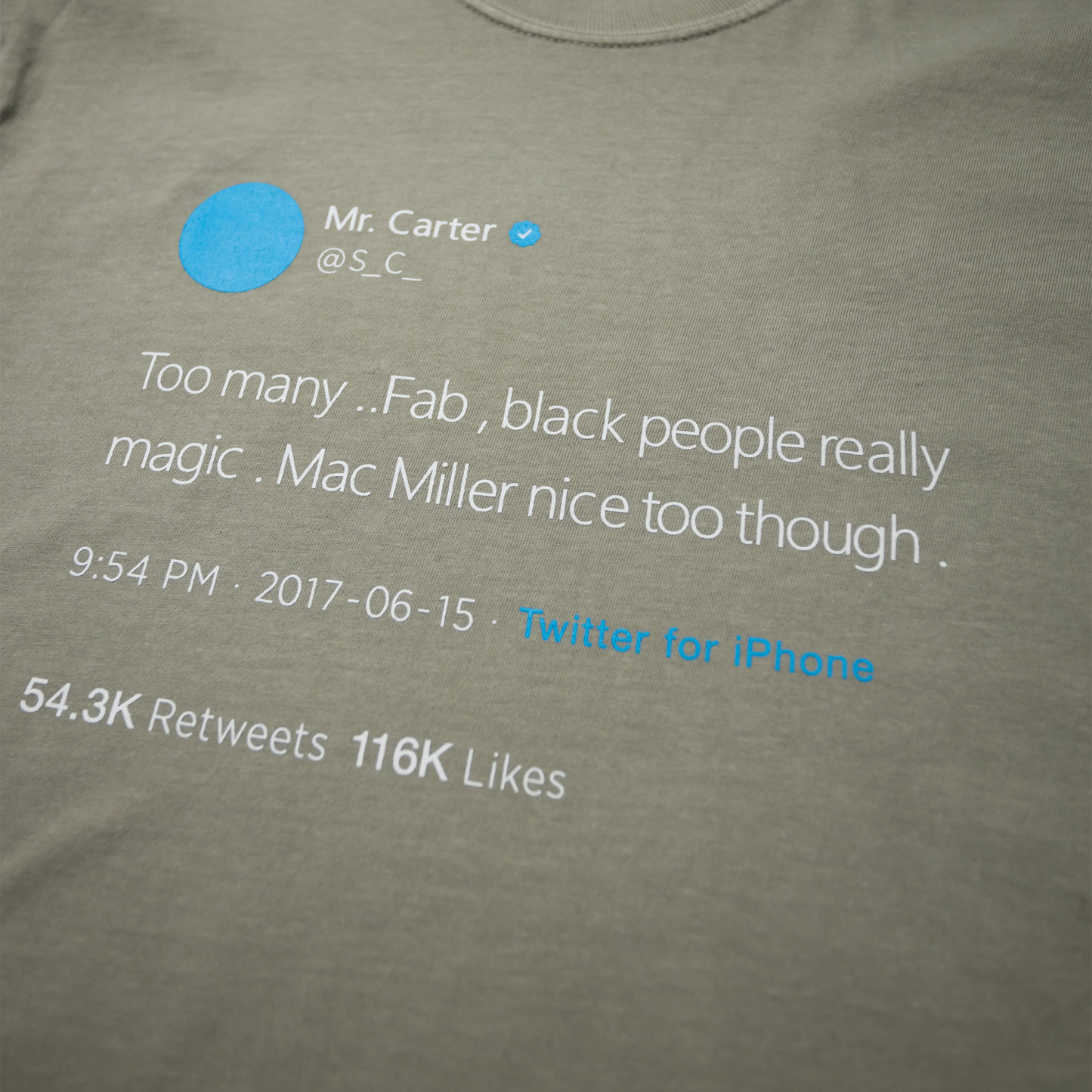 Mr. Carter Twitter Tee