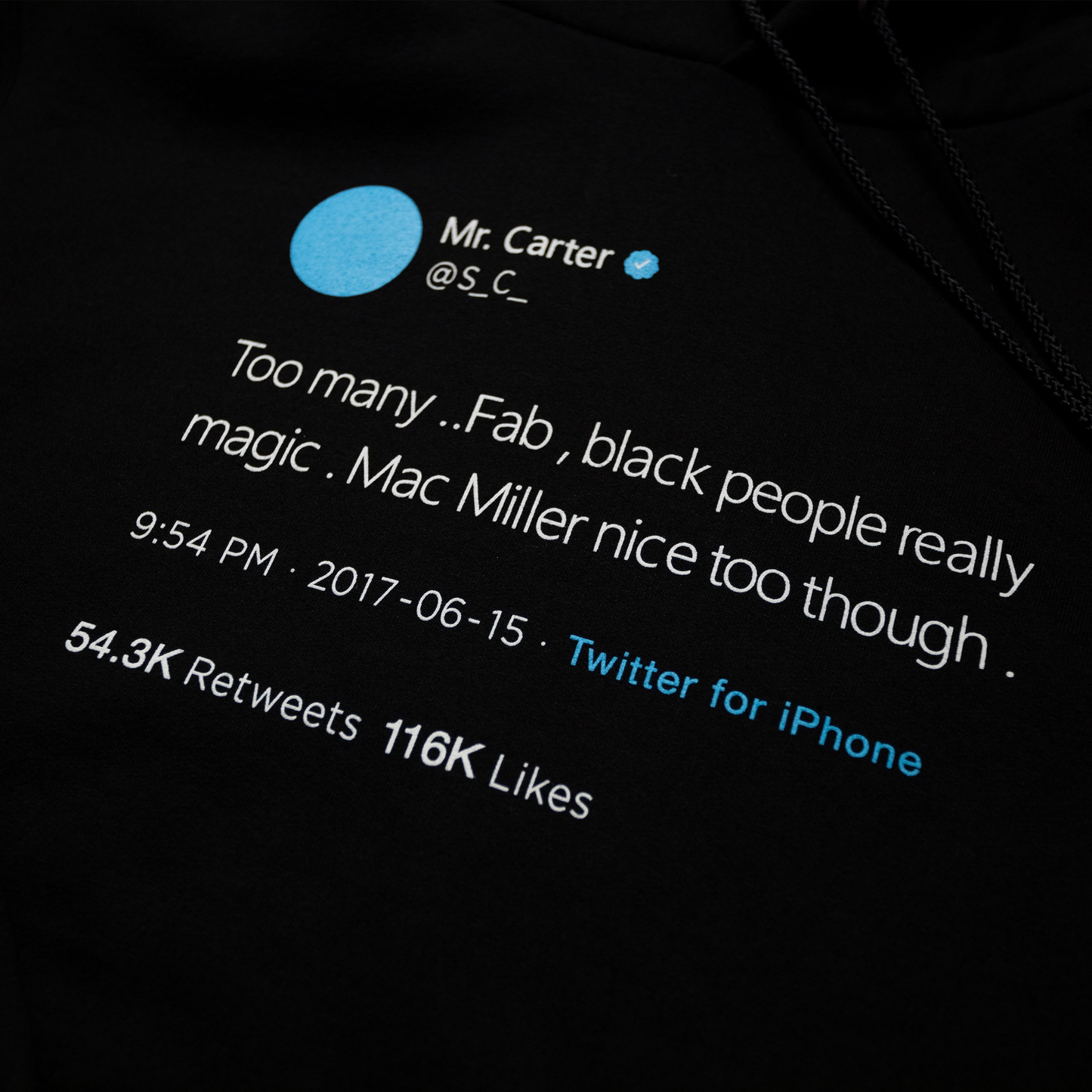 Mr. Carter Twitter Hoodie